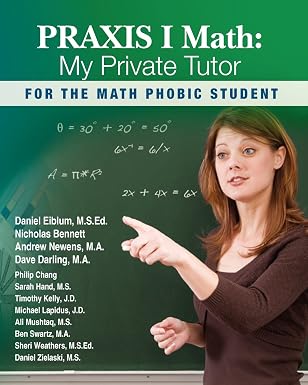 Praxis I Math: My Private Tutor book cover