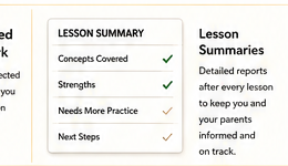 Personalized lesson summary