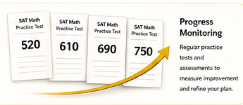 SAT Math progress monitoring